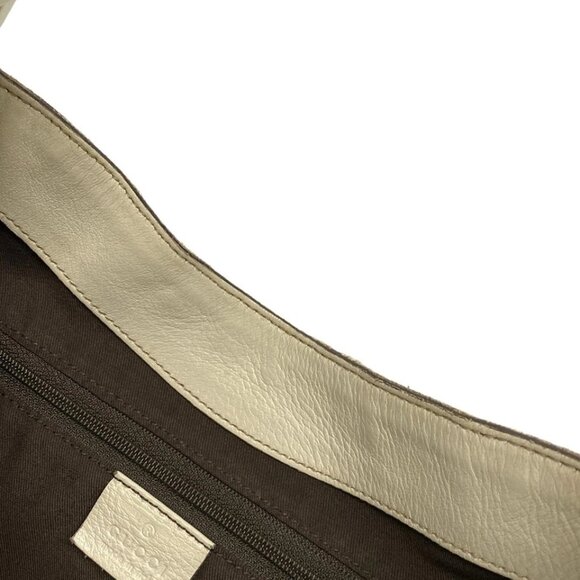GUCCI GG Pattern, Shelly (Web) Beige White Multi Jacquard Leather 566-071825 - Picture 9 of 14
